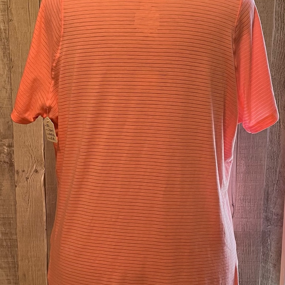 Women's Hot Pink Striped Shirt